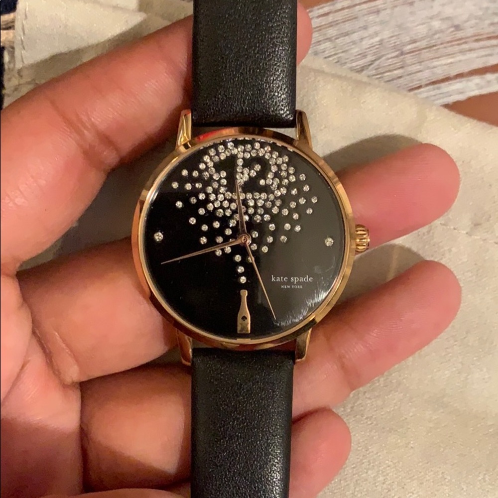 Kate space champagne at midnight watch